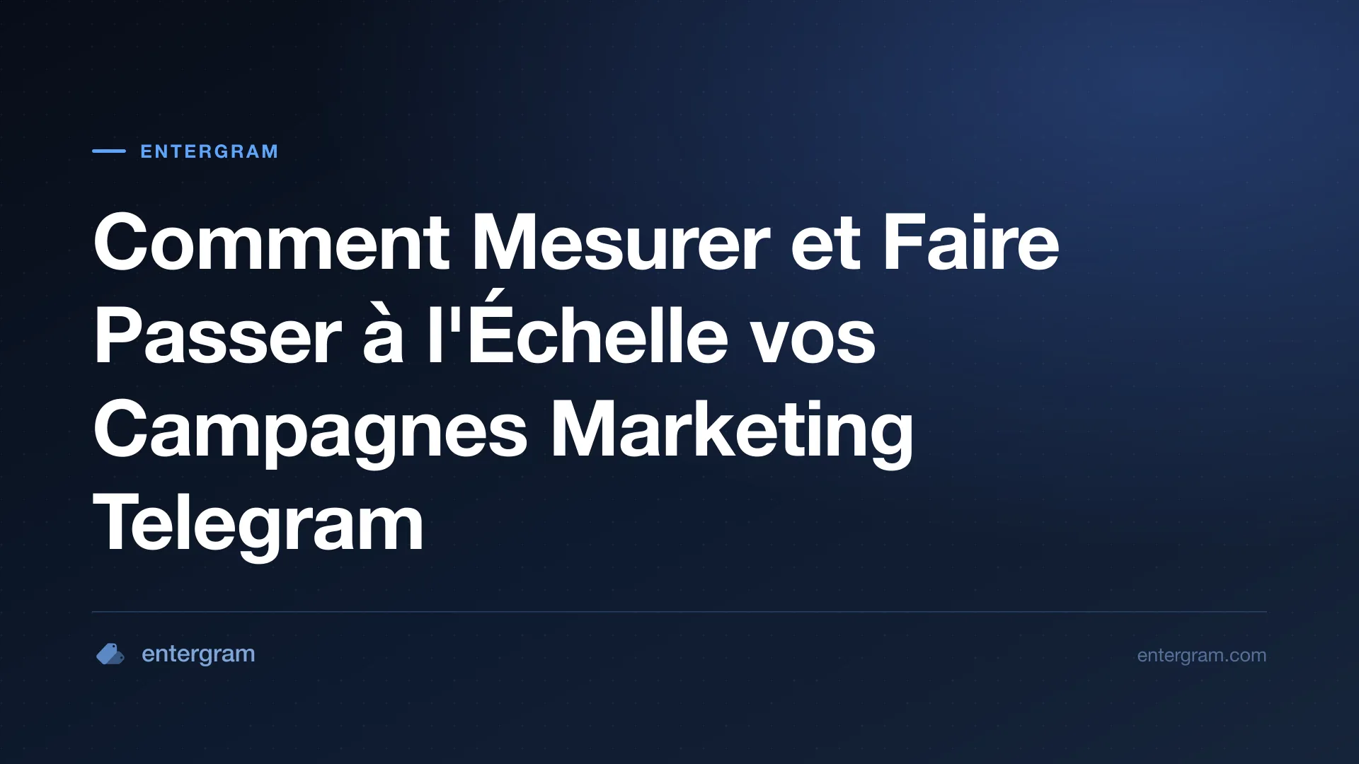Card image for Telegram CRM pour les Équipes Marketing & Growth : Mesurez, Optimisez et Développez vos Campagnes Telegram