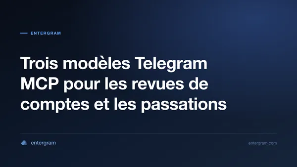 Modèles de revue Telegram MCP