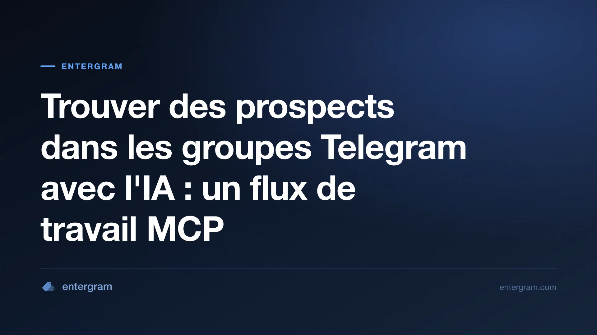 Image de carte pour trouver des prospects dans les groupes Telegram avec l'IA