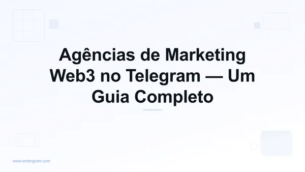 Imagem de capa para CRM de Telegram para Agências de Marketing Web3: resolva propriedade de grupos, colaboração em equipe e relatórios para clientes