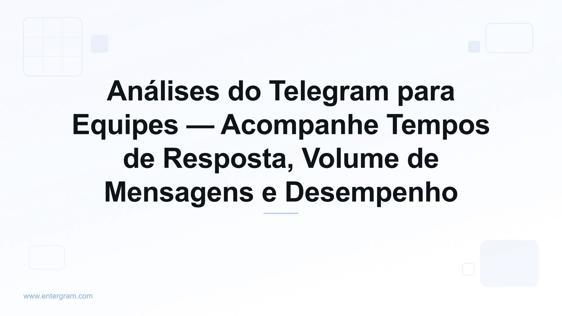Painel de análises do Telegram para equipes