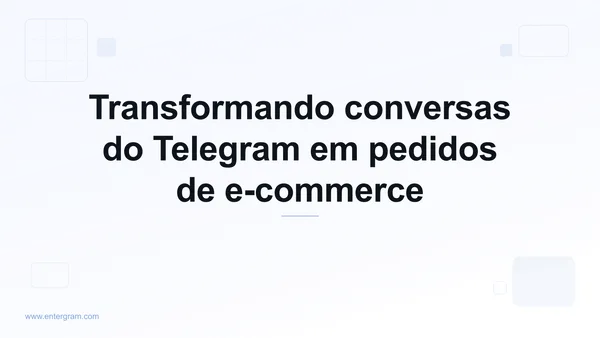 Imagem de card para CRM Telegram para E-Commerce e Social Commerce: transforme conversas em pedidos