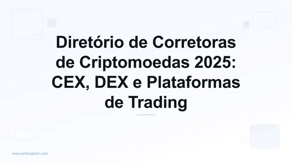 Imagem de capa do Diretório de Corretoras de Criptomoedas 2025: CEX, DEX e Plataformas de Trading