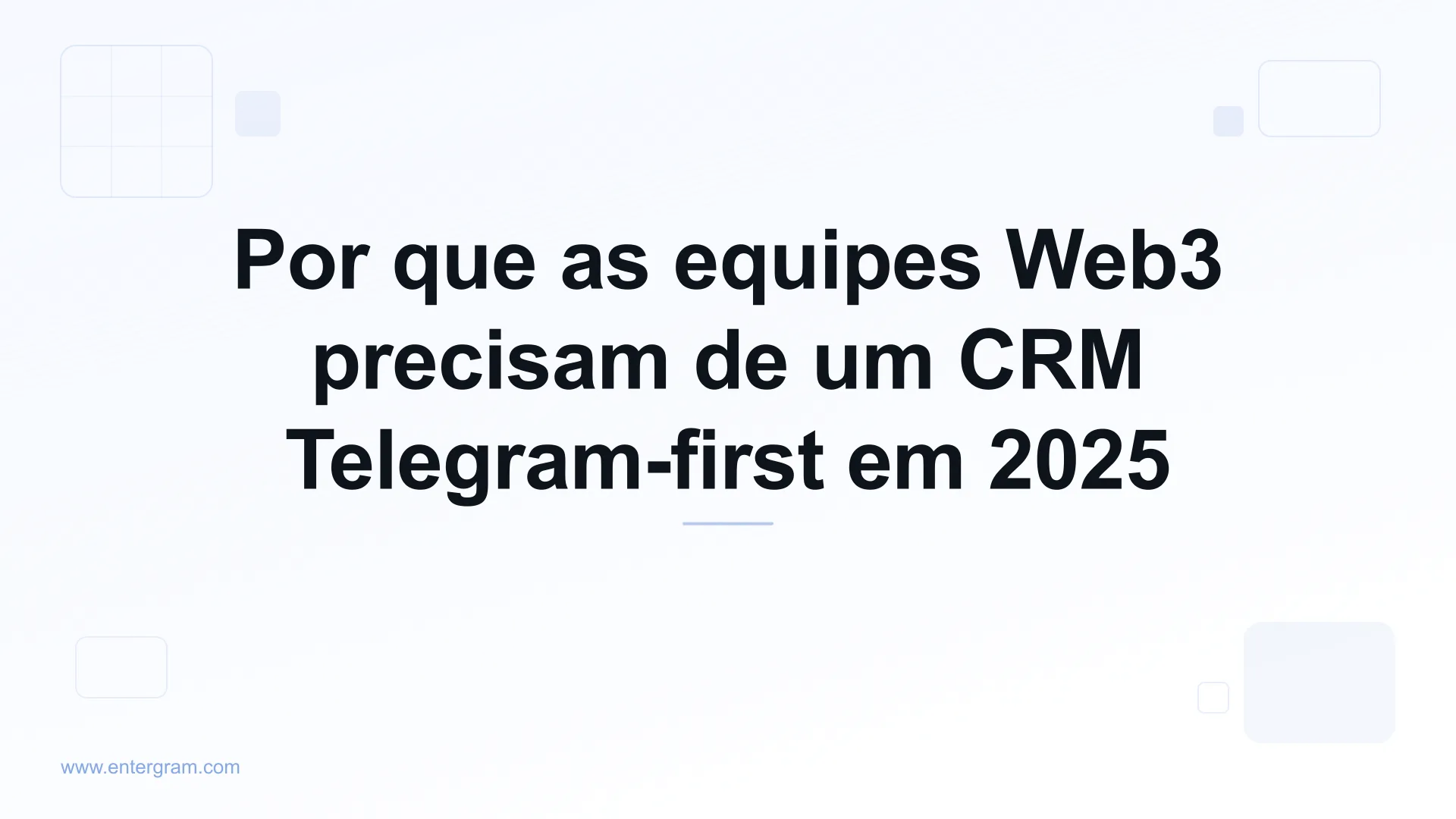 Imagem de card para Por que as equipes Web3 precisam de um CRM Telegram-first em 2025