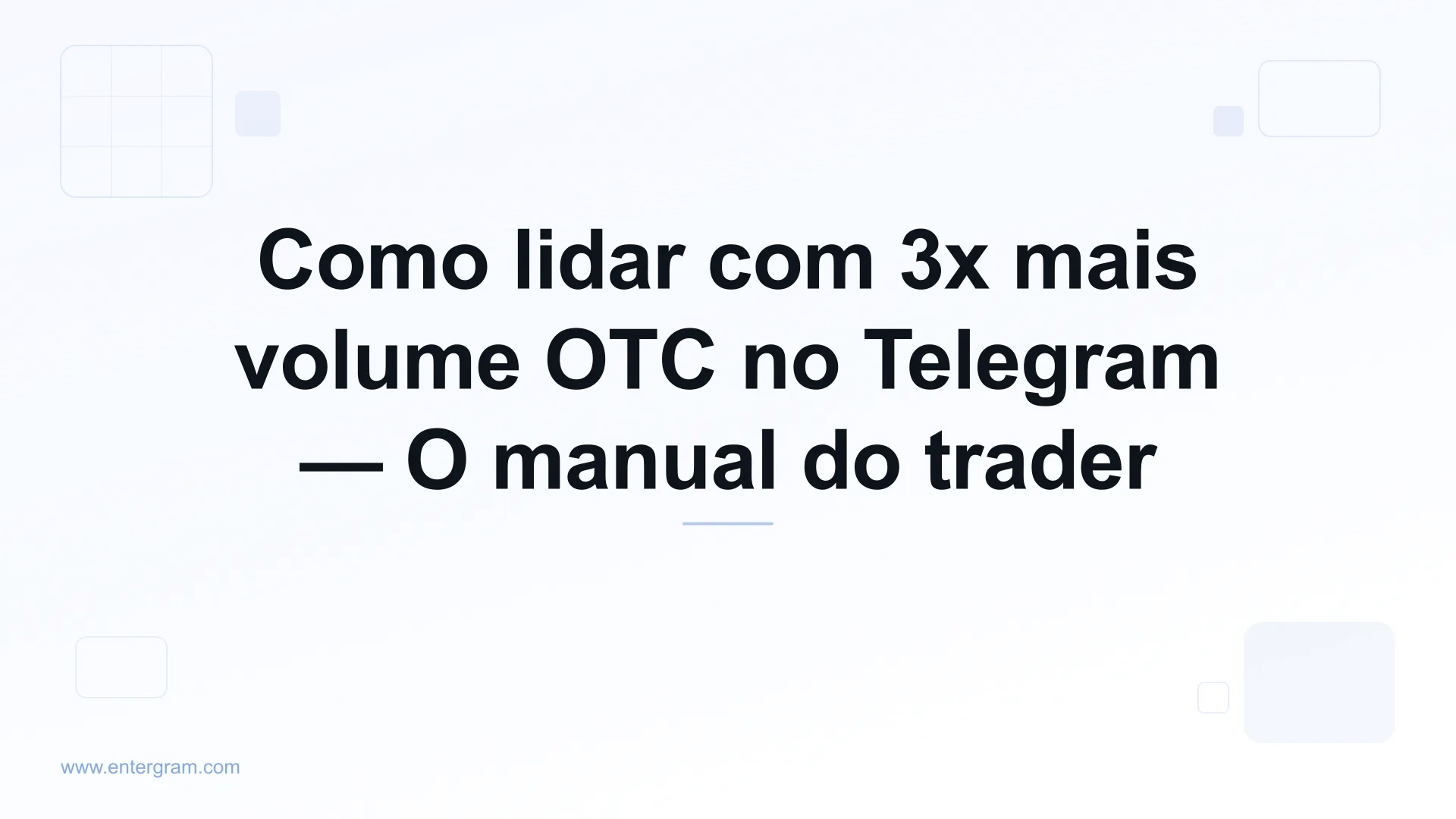Imagem de capa para CRM de Telegram para traders P2P e OTC: lide com 3x mais volume sem perder o ritmo