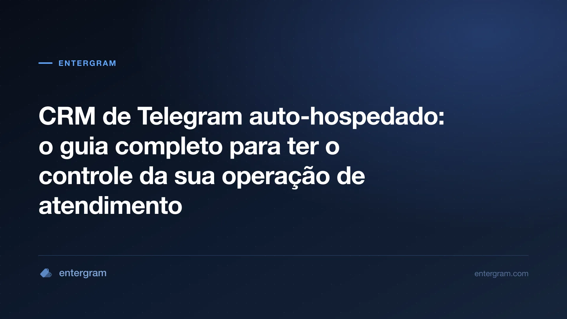 Guia de implantação de CRM de Telegram auto-hospedado