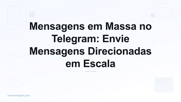 Imagem do card para Mensagens em Massa no Telegram: Envie Mensagens Direcionadas em Escala