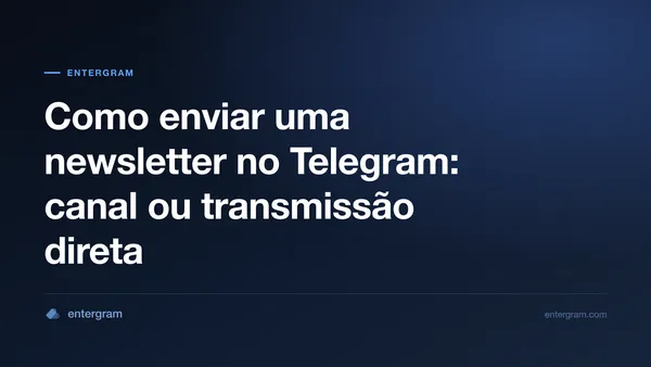 Imagem de cartão para Como enviar uma newsletter no Telegram