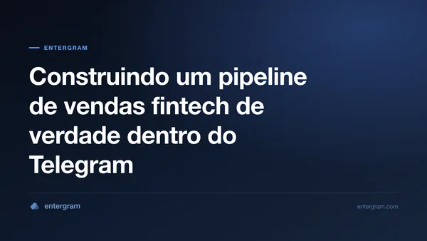 Imagem de card para CRM de Telegram para equipes de vendas de fintech: construa um pipeline de verdade sem sair do Telegram