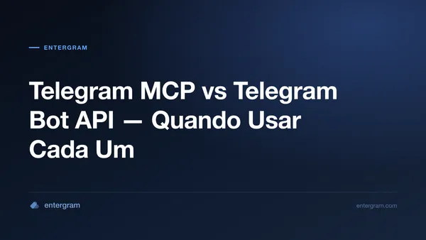 Comparação entre Telegram MCP e Bot API