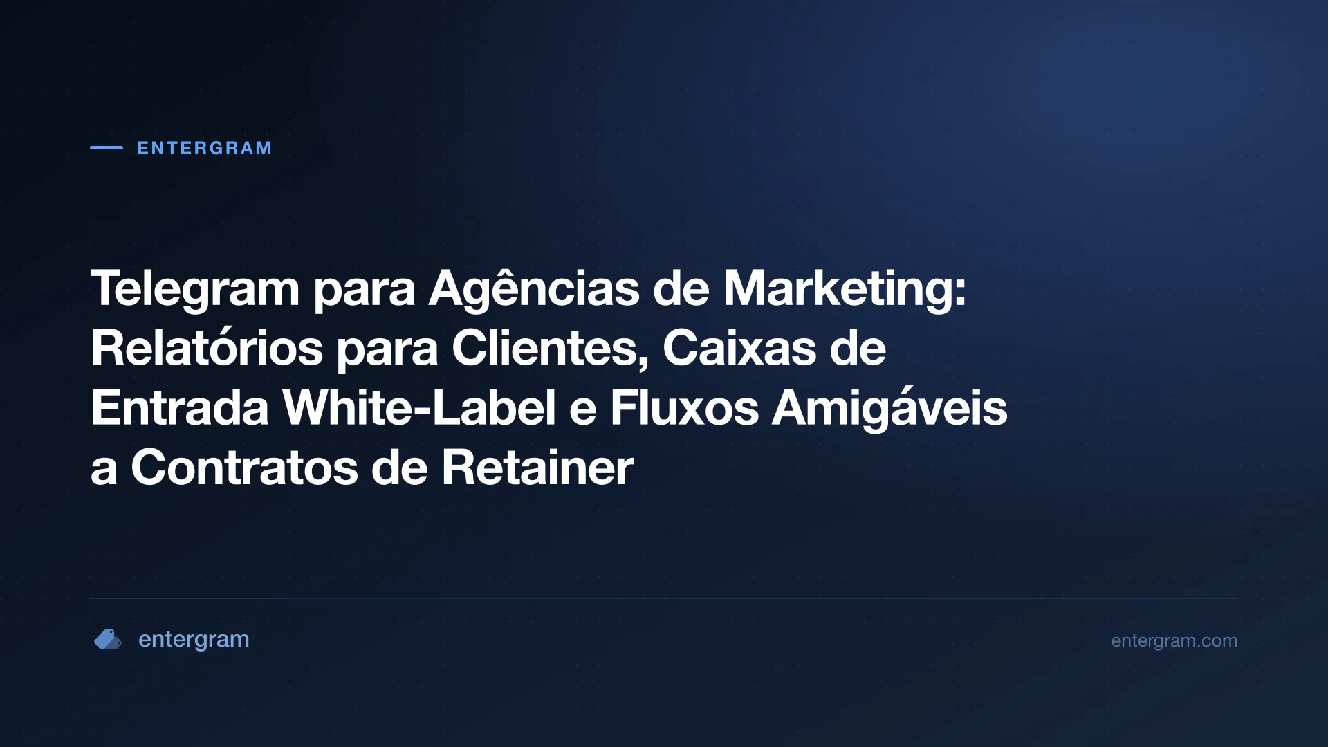 CRM de Telegram para agências de marketing que gerenciam contas de clientes