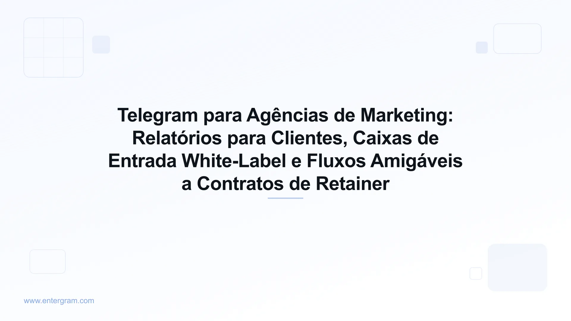 CRM de Telegram para agências de marketing que gerenciam contas de clientes