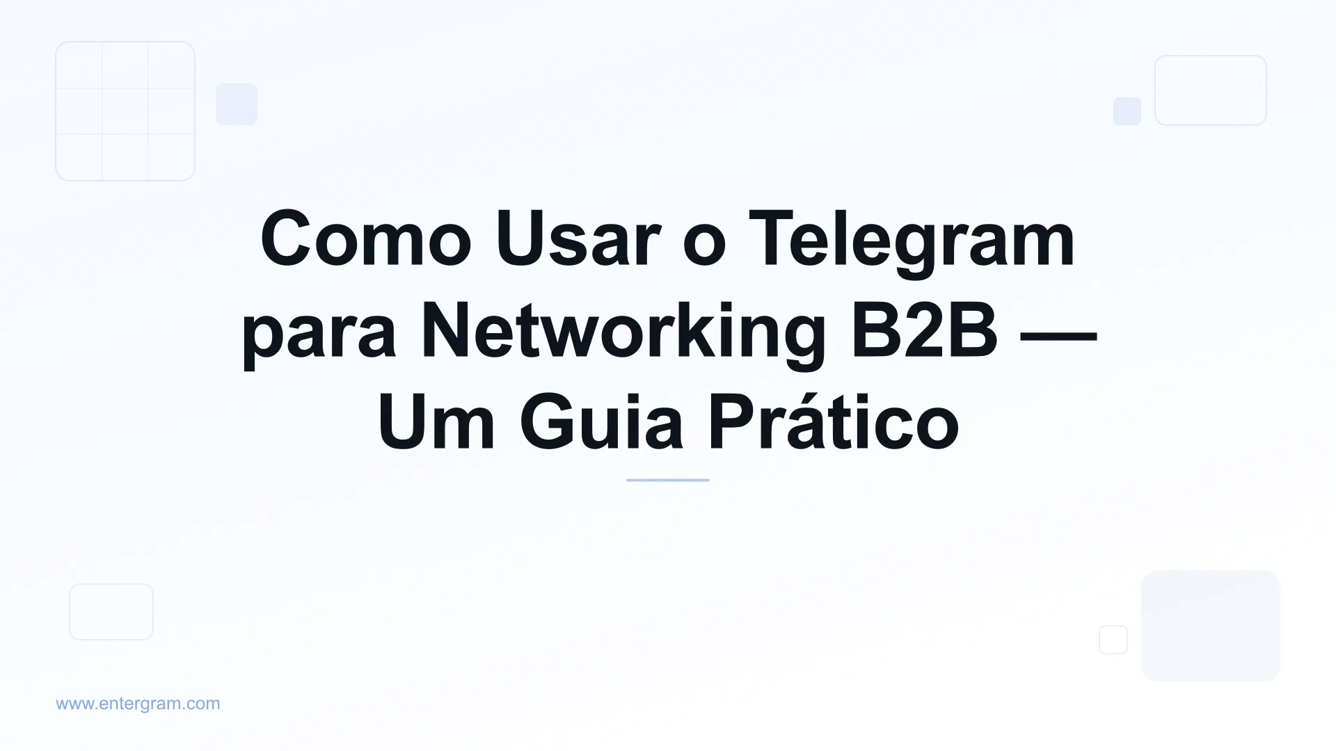 Imagem de capa para CRM de Telegram para Networking B2B: transforme contatos do Telegram em relacionamentos de negócios