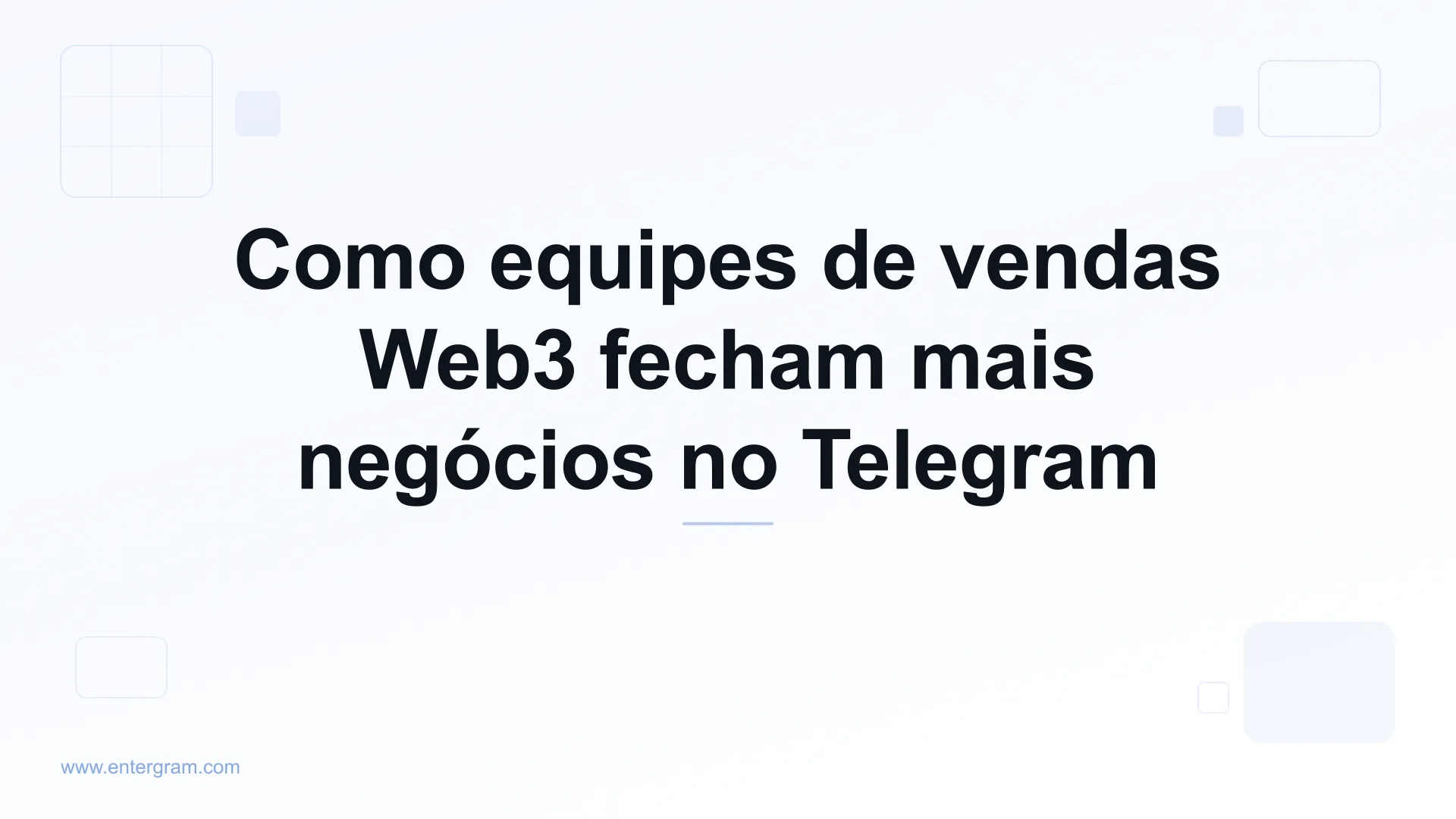 Imagem de card para Como equipes de vendas Web3 fecham mais negócios no Telegram
