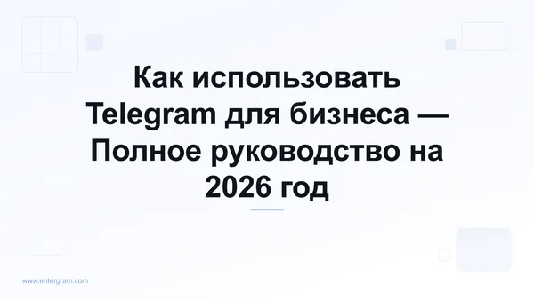 Полное руководство по использованию Telegram для бизнеса