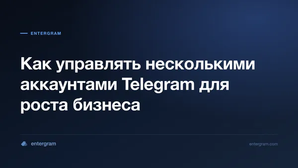 Card image for How to Manage Multiple Telegram Accounts for Business Growth