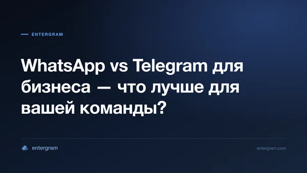 Сравнение WhatsApp и Telegram для бизнеса