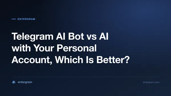Telegram AI bot ធៀបនឹងគណនីផ្ទាល់ខ្លួនជាមួយ MCP