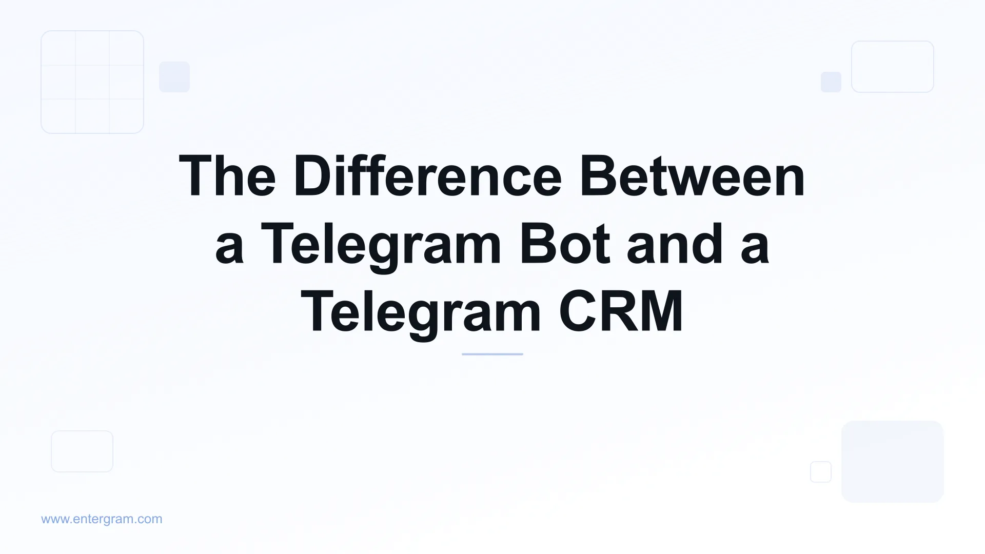 Card image for The Difference Between a Telegram Bot and a Telegram CRM