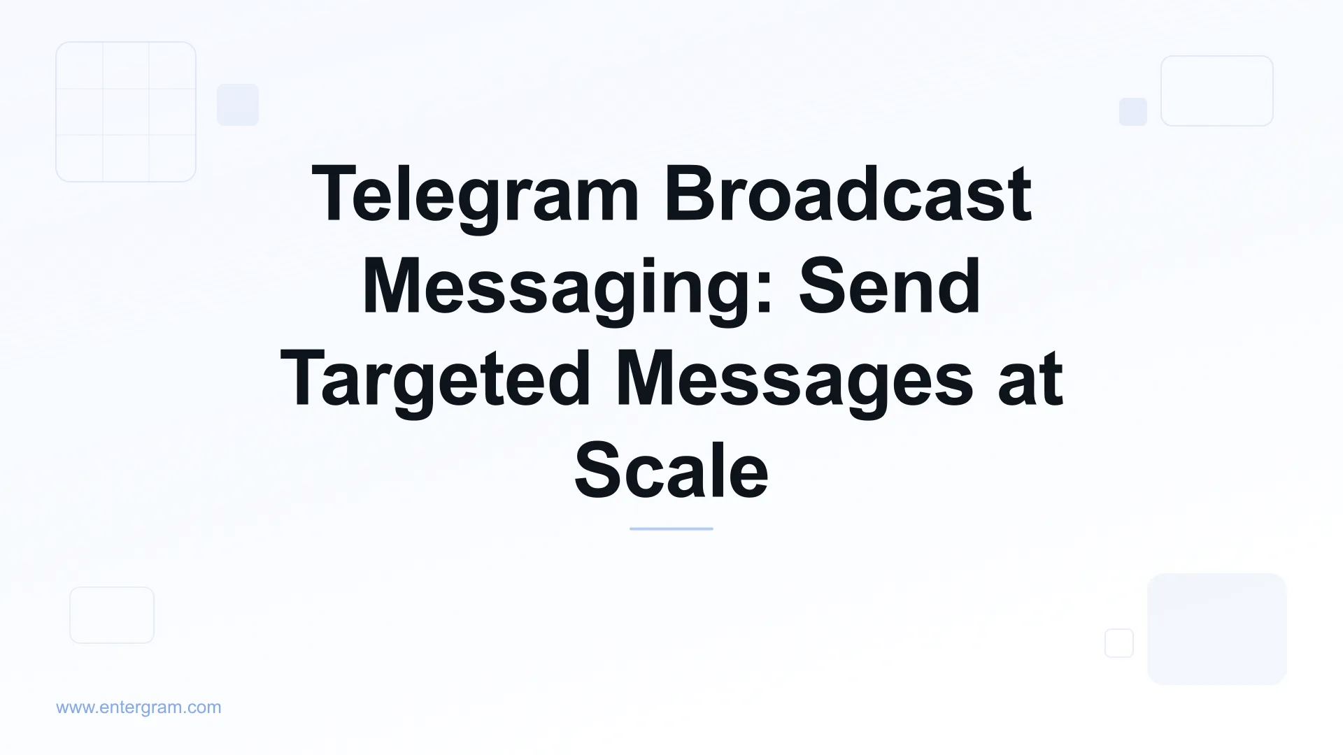 Card image for Telegram Broadcast Messaging: Send Targeted Messages at Scale
