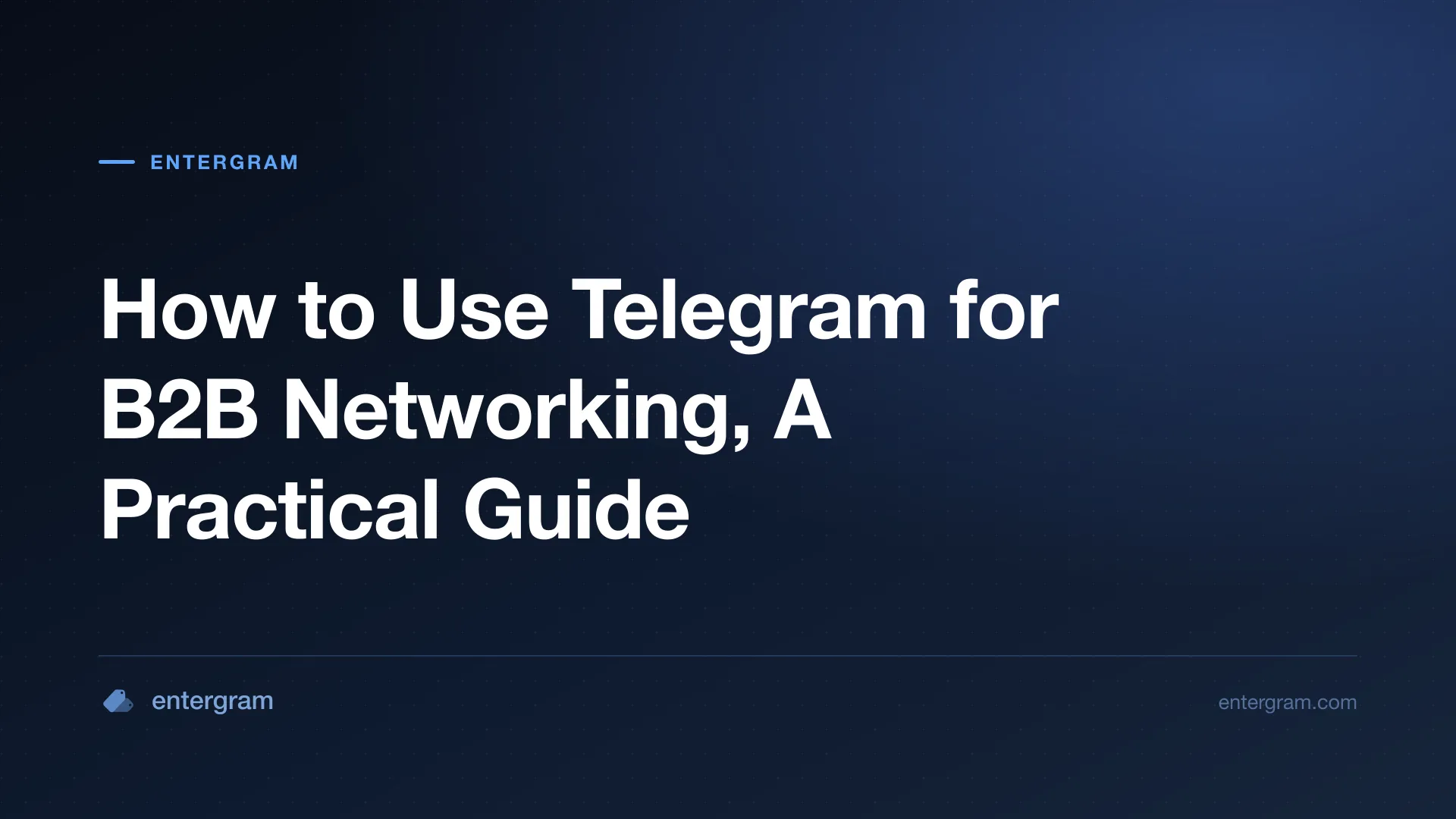 រូបភាពកាតសម្រាប់ Telegram CRM សម្រាប់ការបង្កើតបណ្តាញ B2B៖ បំប្លែងទំនាក់ទំនង Telegram ទៅជាទំនាក់ទំនងអាជីវកម្ម