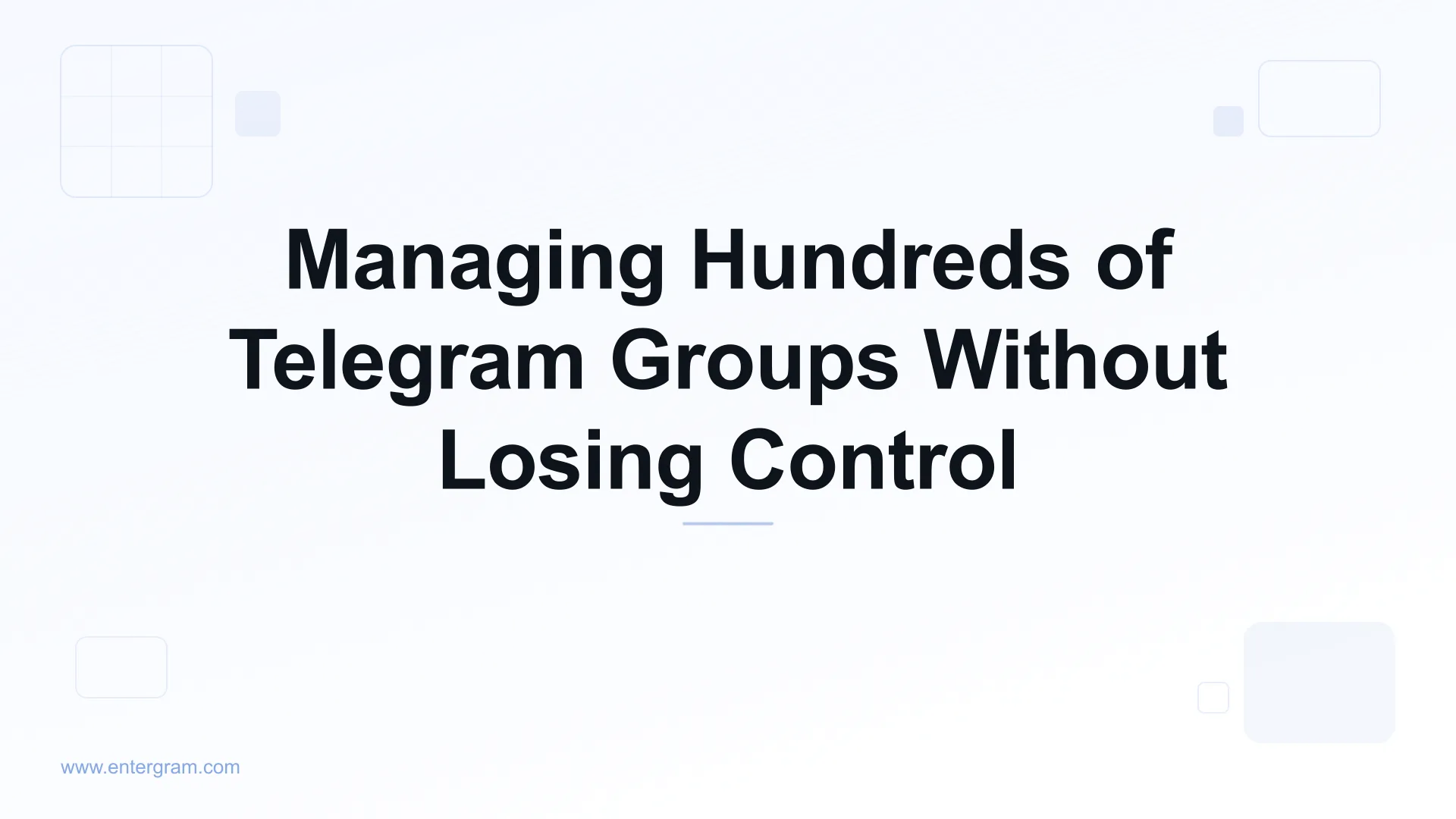 Card image for Telegram CRM for Community Managers: Manage Hundreds of Groups Without Losing Control