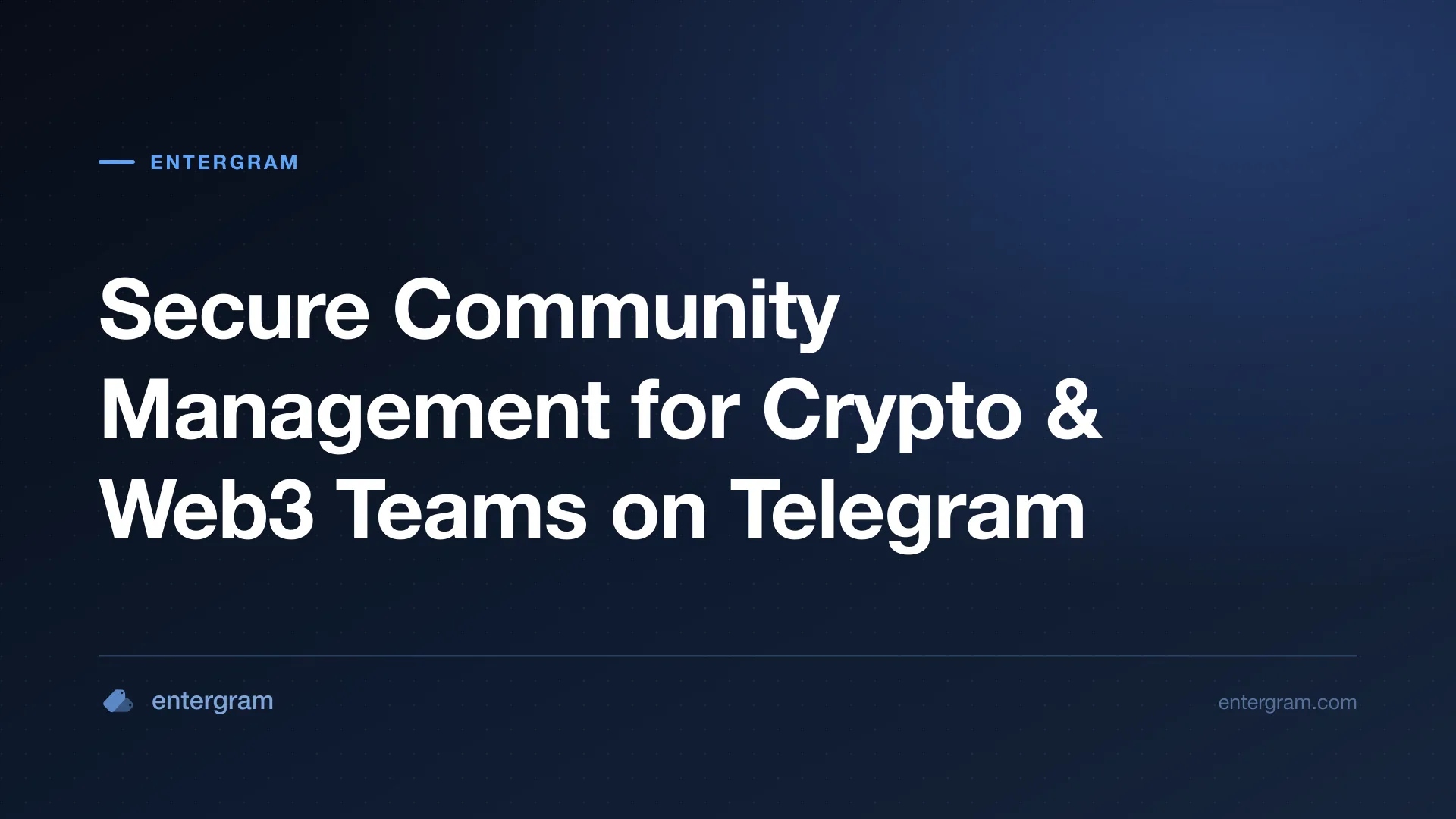 Card image for Telegram CRM for Crypto & Web3 Communities: Secure Management at Scale