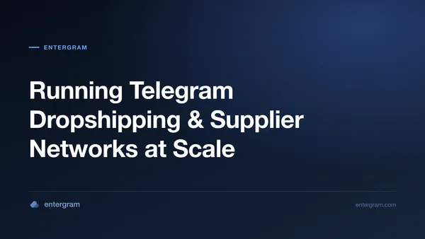 Card image for Telegram CRM for Dropshipping & Supplier Networks: Organize, Track, and Scale Supplier Relationships
