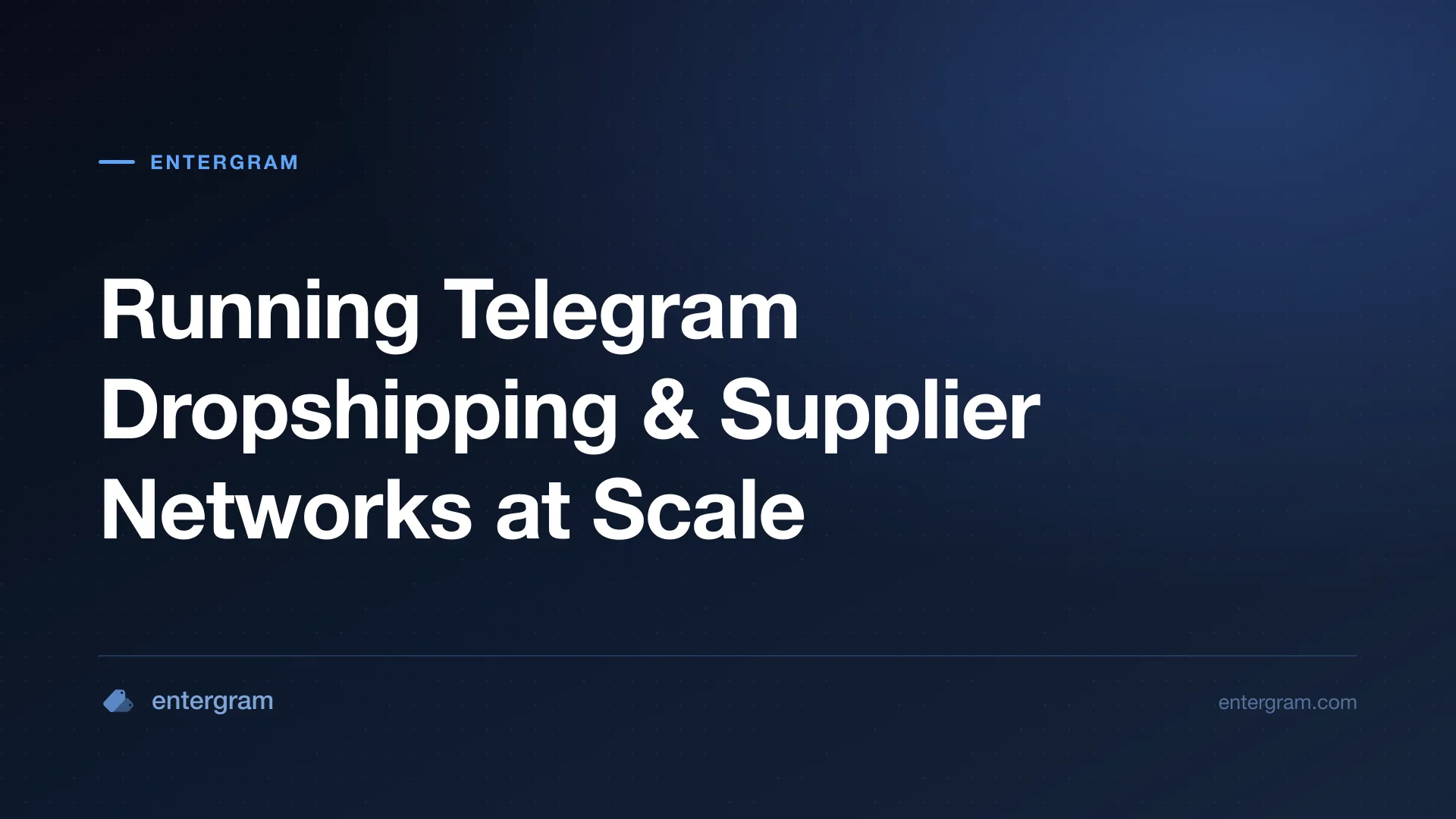 Card image for Telegram CRM for Dropshipping & Supplier Networks: Organize, Track, and Scale Supplier Relationships