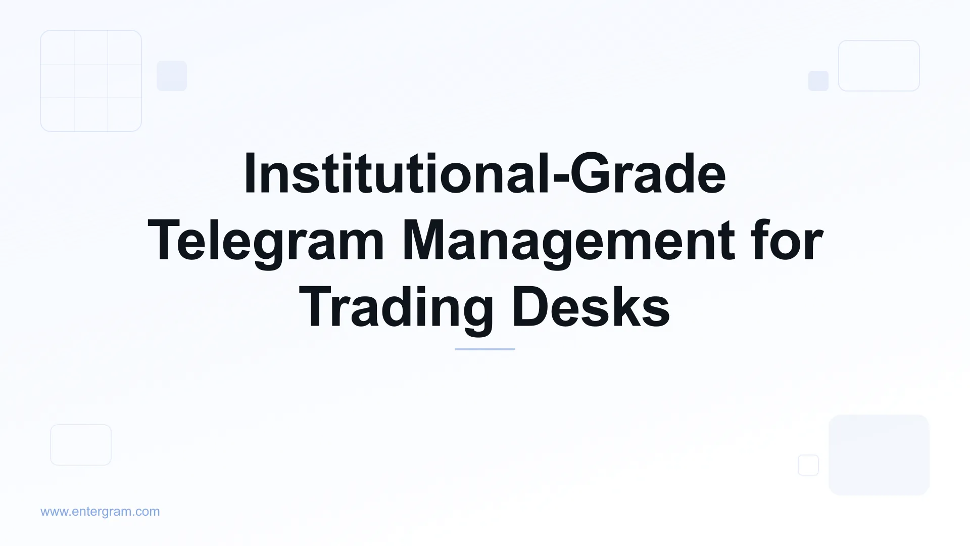 Card image for Telegram CRM for Market Makers & Trading Desks: Institutional-Grade Communication Management
