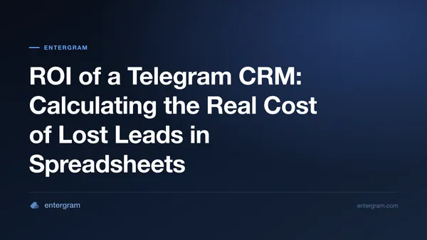 គំរូ ROI សម្រាប់ Telegram CRM ដែលបង្ហាញតម្លៃនៃអ្នកចាប់អារម្មណ៍ដែលបាត់បង់
