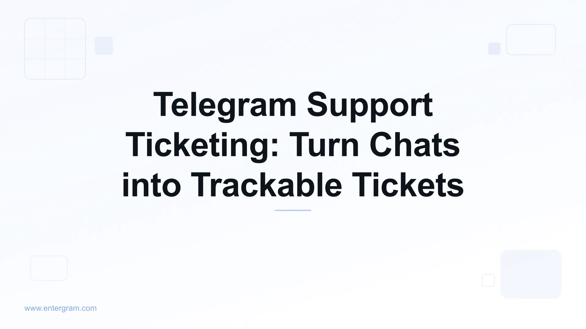 Card image for Telegram Support Ticketing: Turn Chats into Trackable Tickets