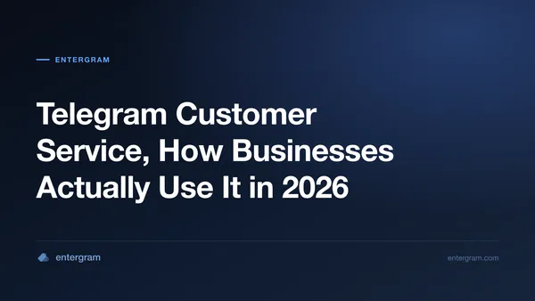 Telegram customer service for businesses