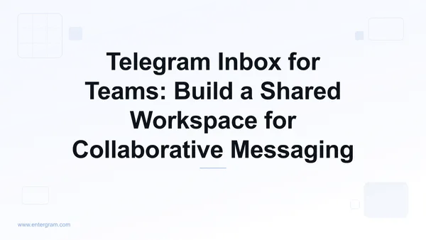 Card image for Telegram Inbox for Teams Shared Workspace