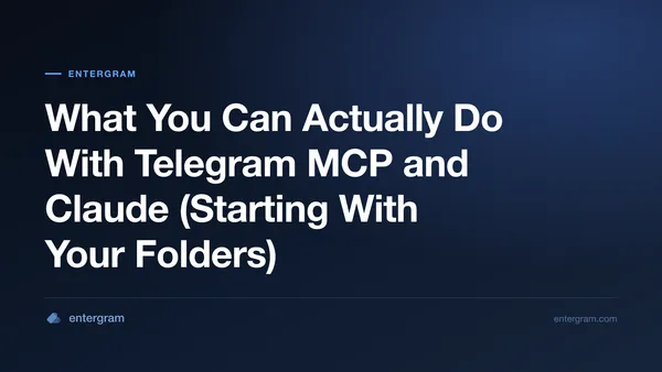 Card image for What You Can Actually Do With Telegram MCP and Claude