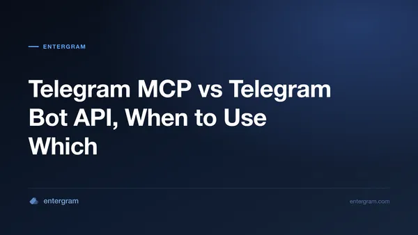 ការប្រៀបធៀប Telegram MCP និង Bot API