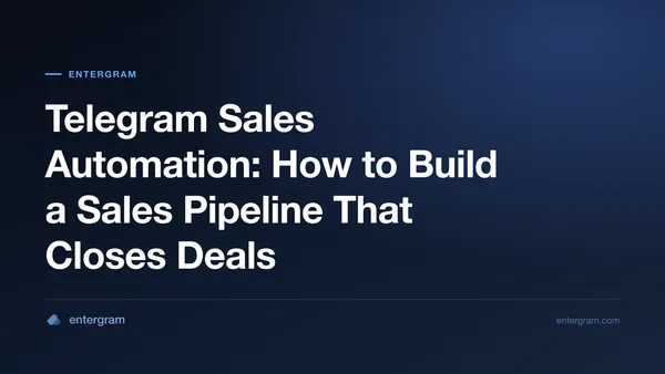 Card image for Telegram Sales Automation Pipeline Guide