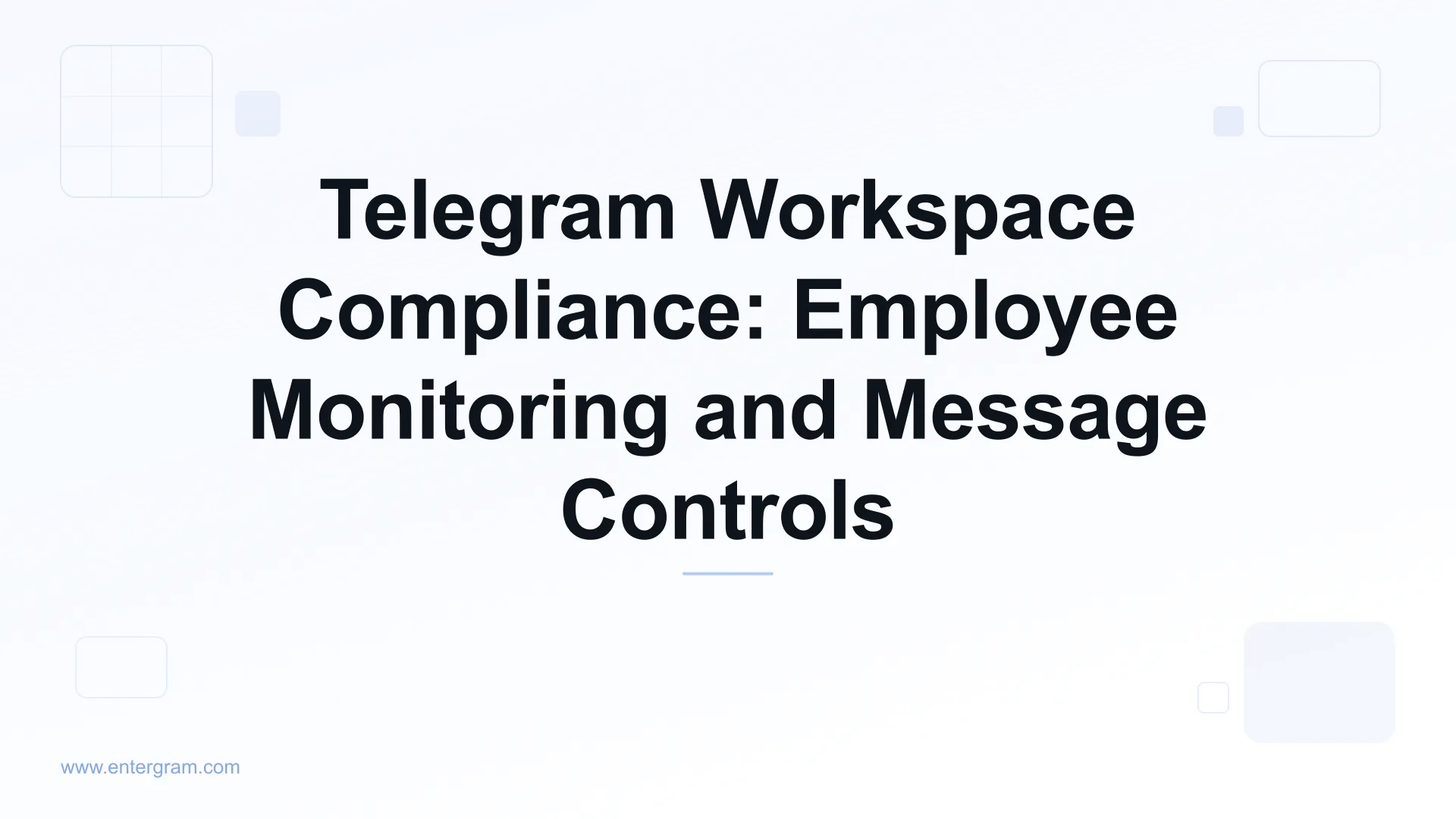Telegram workspace compliance dashboard with employee monitoring controls
