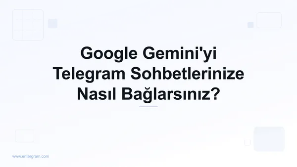 MCP aracılığıyla kişisel Telegram'a bağlı Google Gemini