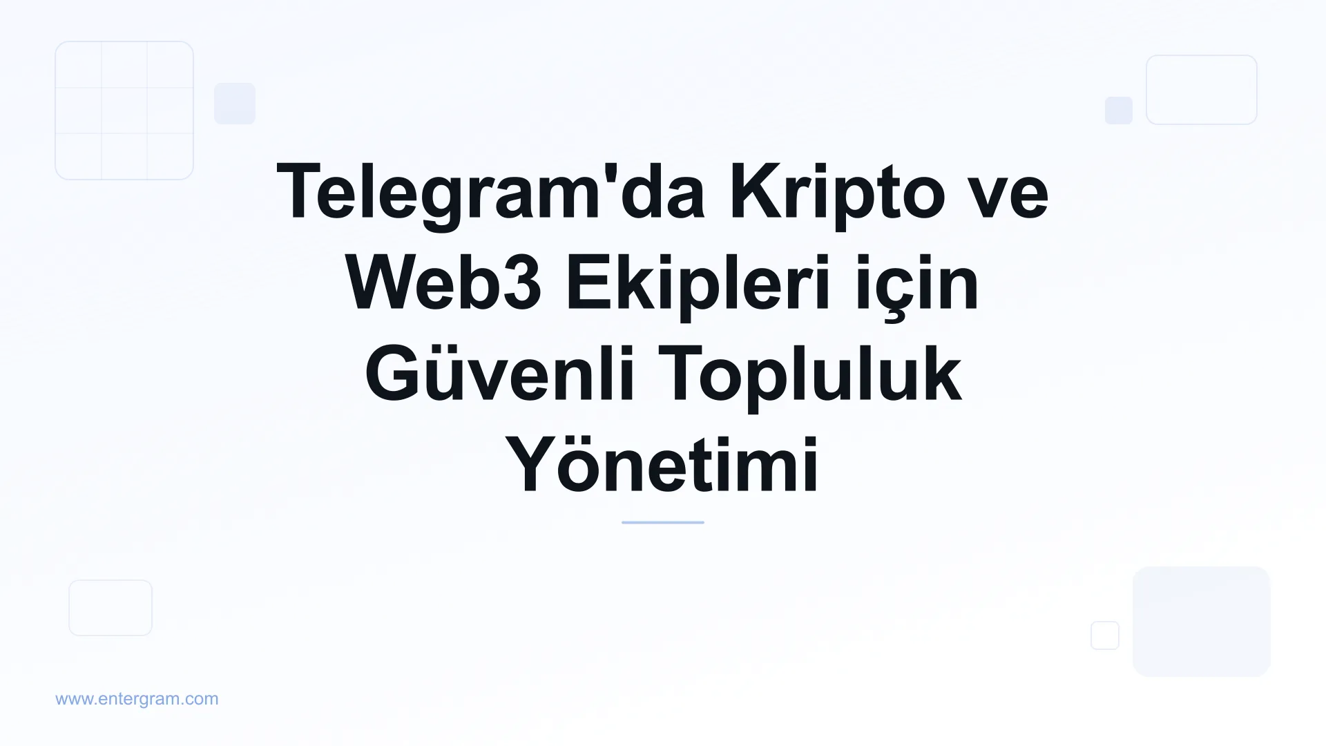 Card image for Kripto ve Web3 Toplulukları için Telegram CRM: Ölçekli Güvenli Yönetim