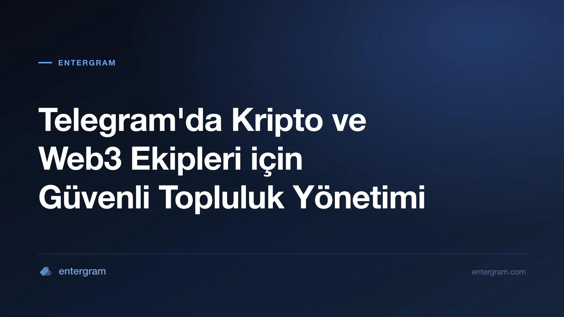 Card image for Kripto ve Web3 Toplulukları için Telegram CRM: Ölçekli Güvenli Yönetim