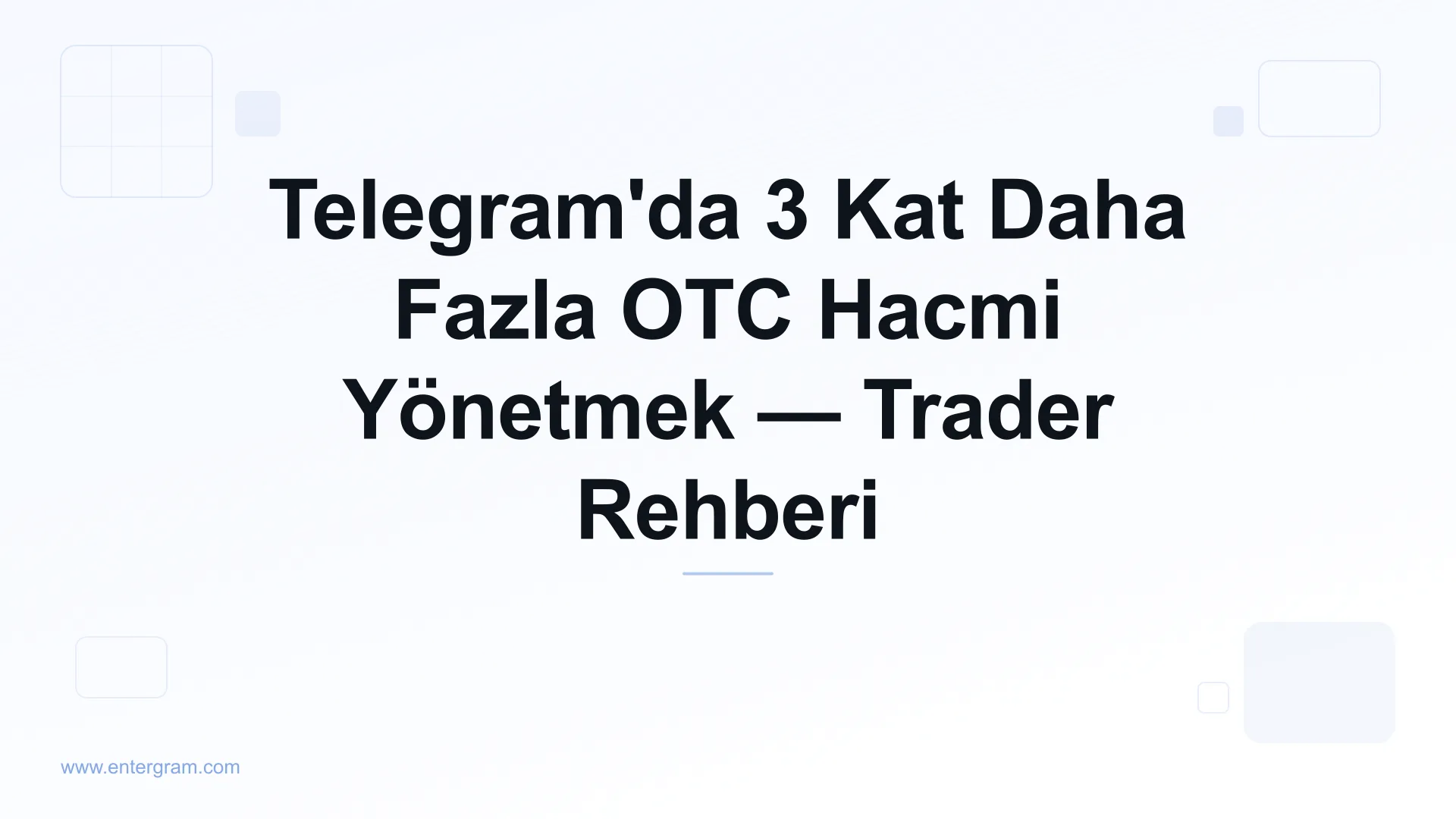 Card image for P2P ve OTC Trader'ları için Telegram CRM: 3 Kat Daha Fazla Hacmi Yönetin Hiçbir Şeyi Kaçırmadan