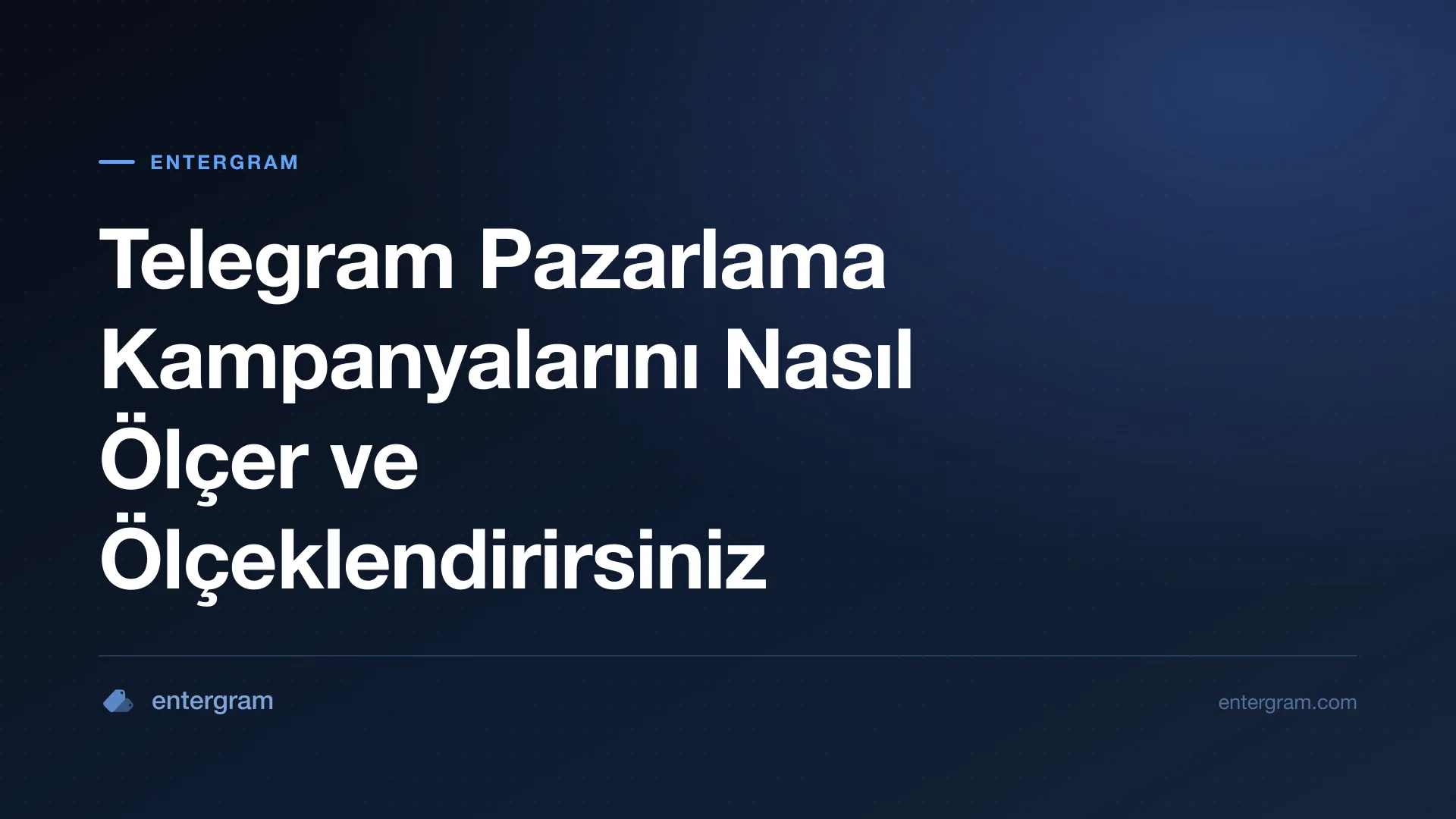 Card image for Pazarlama ve Büyüme Ekipleri İçin Telegram CRM: Telegram Kampanyalarınızı Ölçün, Optimize Edin ve Ölçeklendirin