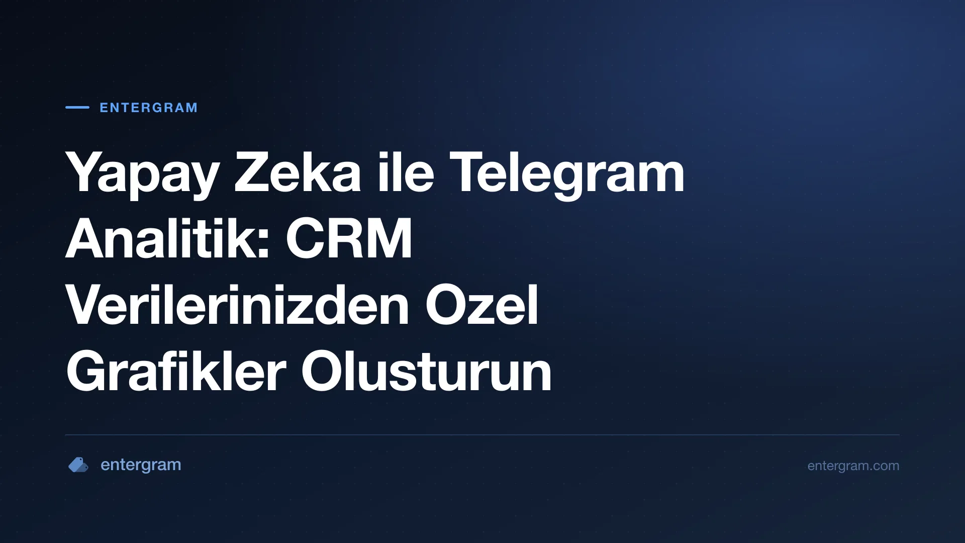 Telegram CRM verilerinden ozel grafikler olusturan AI destekli analitik panosu