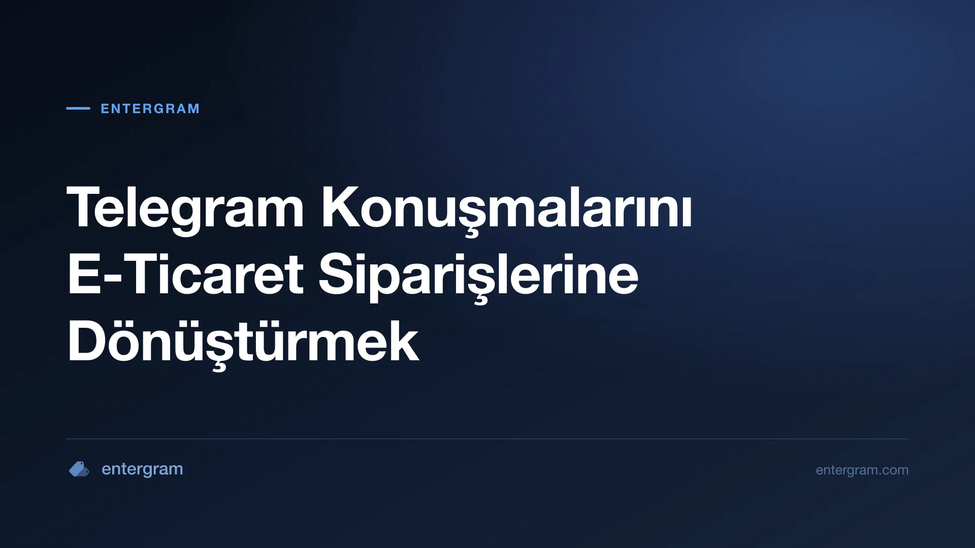 Card image for Telegram CRM E-Ticaret ve Sosyal Ticaret İçin: Konuşmaları Siparişlere Dönüştür