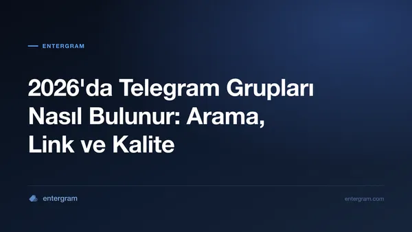 Yararlı açık Telegram gruplarını bulma rehberi