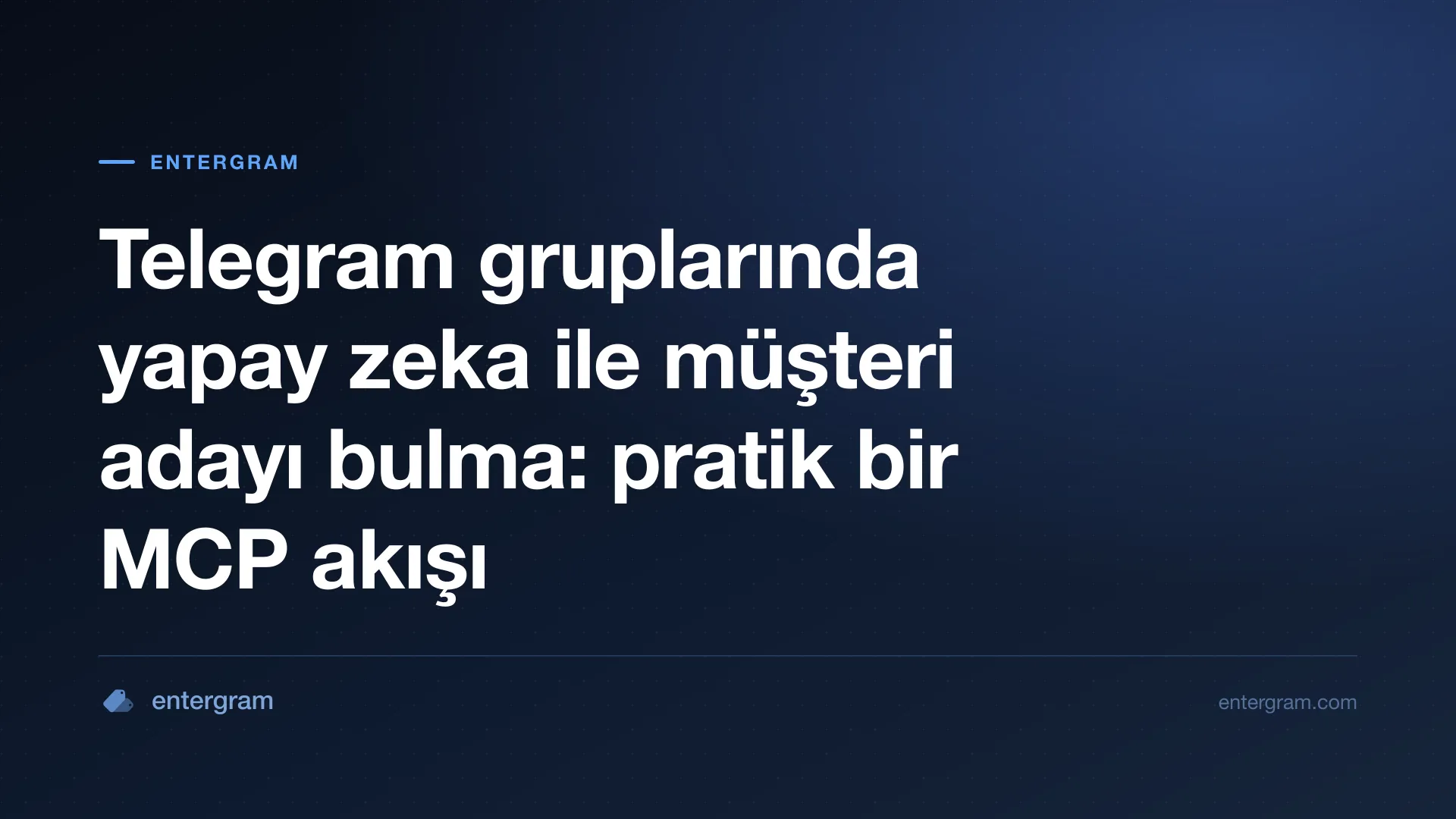 Telegram gruplarında yapay zeka ile müşteri adayı bulma kapak görseli