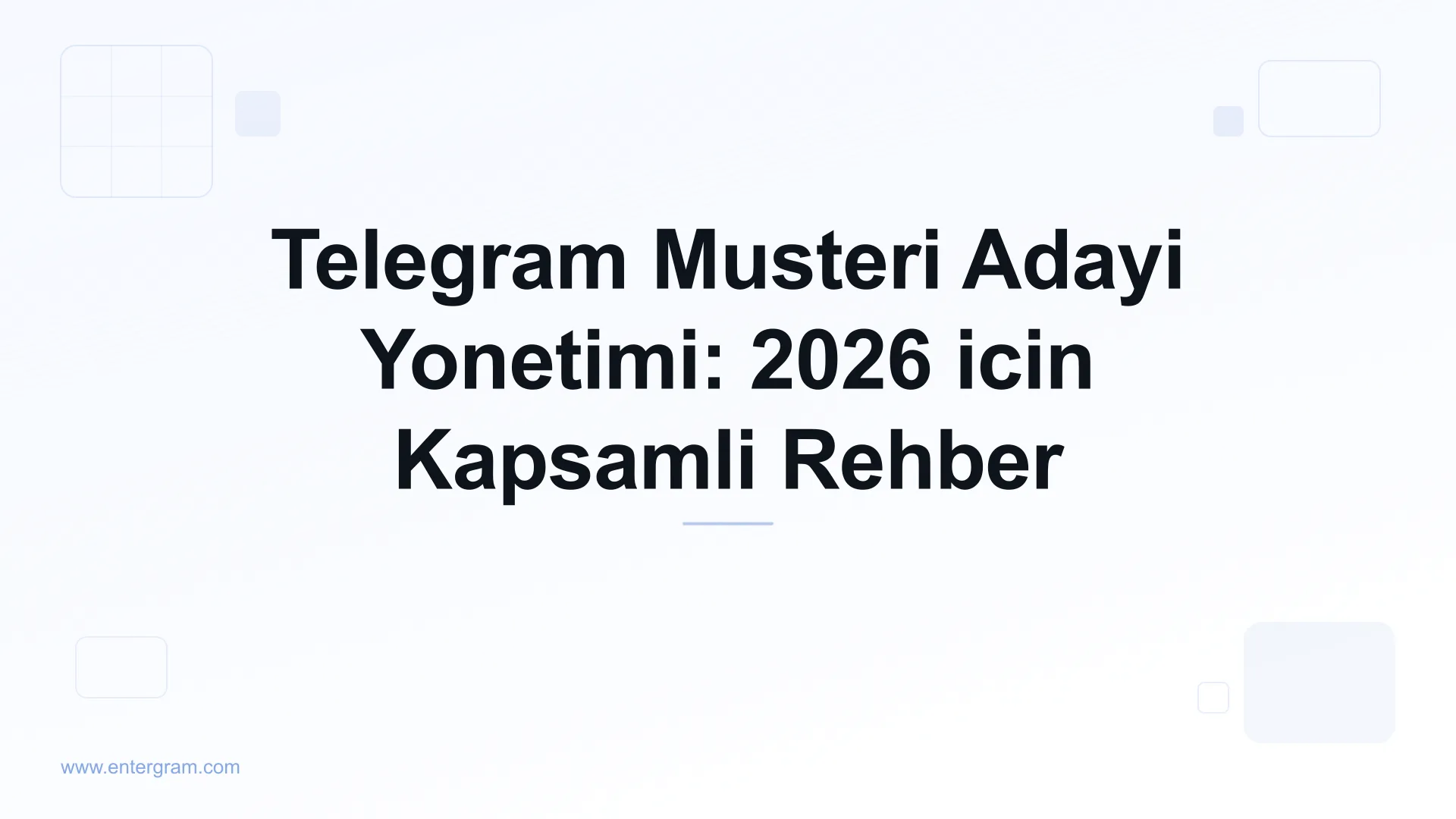Card image for Telegram Musteri Adayi Yonetimi Kapsamli Rehber