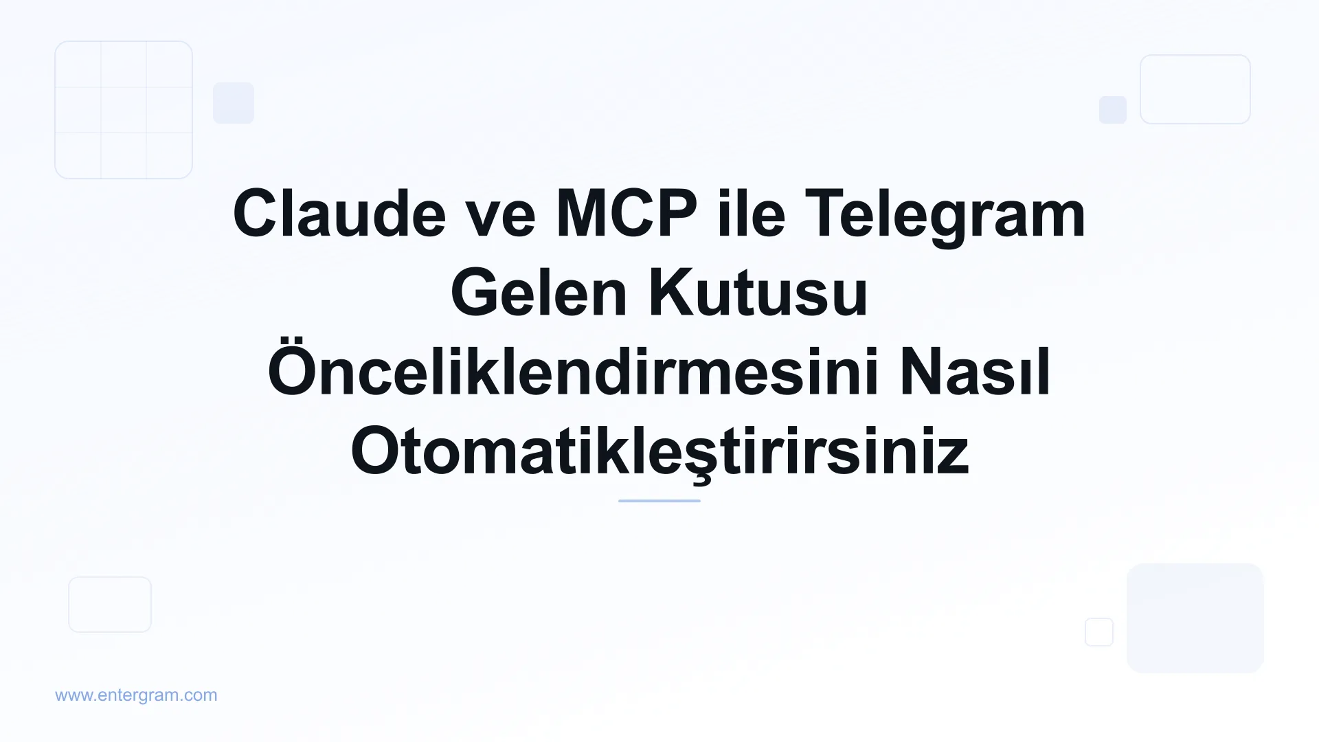 Claude MCP ile Telegram gelen kutusu önceliklendirmesini otomatikleştirin