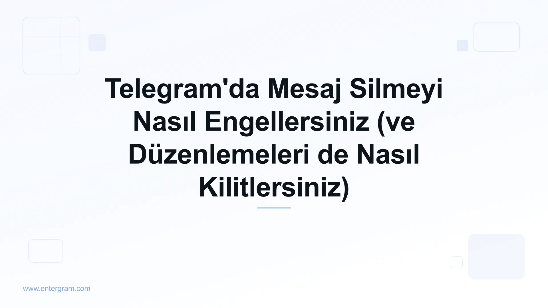 Ekip üyelerinin mesaj silmesini veya düzenlemesini engelleyen Telegram çalışma alanı ayarı